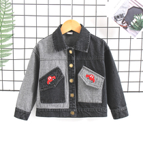 Boy Cowboy jacket Spring and autumn Korean version Childrens Ocean Gas Children jacket 2 Baby baby jacket Mens 1-3-year-old