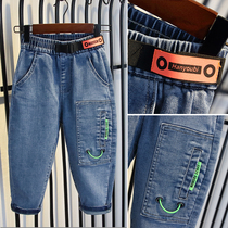 Boy jeans loose casual long pants 2020 spring new childrens pants in childrens pants in spring and autumn
