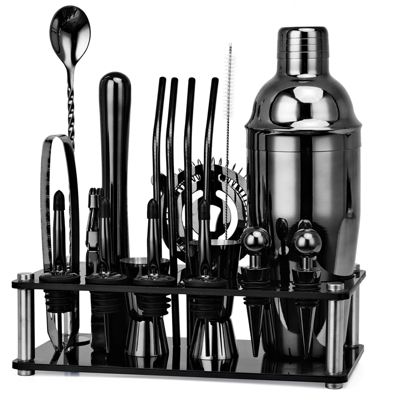 Beginner's Cocktail Shaker Set for Bars and Ktvs, Including Shaker, Mixing Glass, and 20-Piece Set of Measuring Cups Beginner's Cocktail Shaker Set for Bars and Ktvs, Including Shaker, Mixing Glass, and 20-Piece Set of Measuring Cups