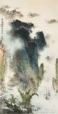 Art micro-Tao listing of li rain haze diffuse 30x59cm