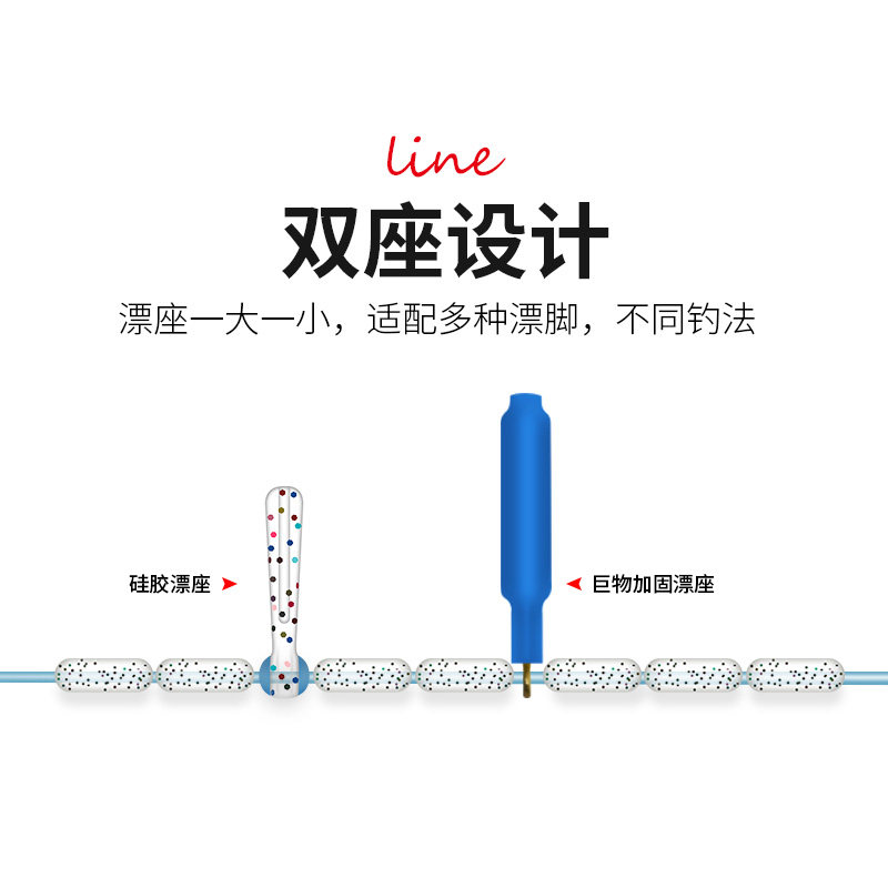 21-Large Things Line Group Packaged Qingfish Sturgeon Giant Finished Line Group Strengthening Accessories High Strength Tension Main Line Fish Line