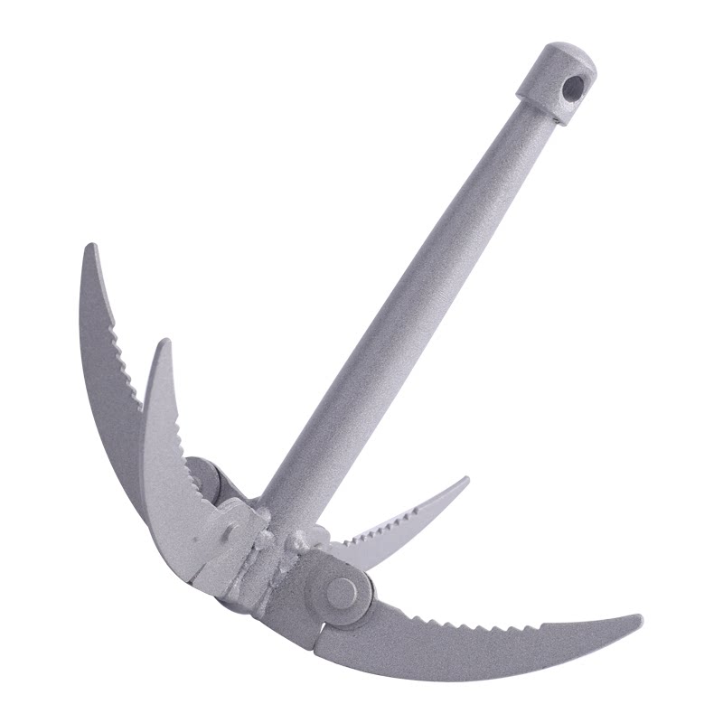 21-water straw knife carbon steel cutting grass knife folding four-hook fishing supplies with rope bench fishing outdoor fishing gear fishing accessories