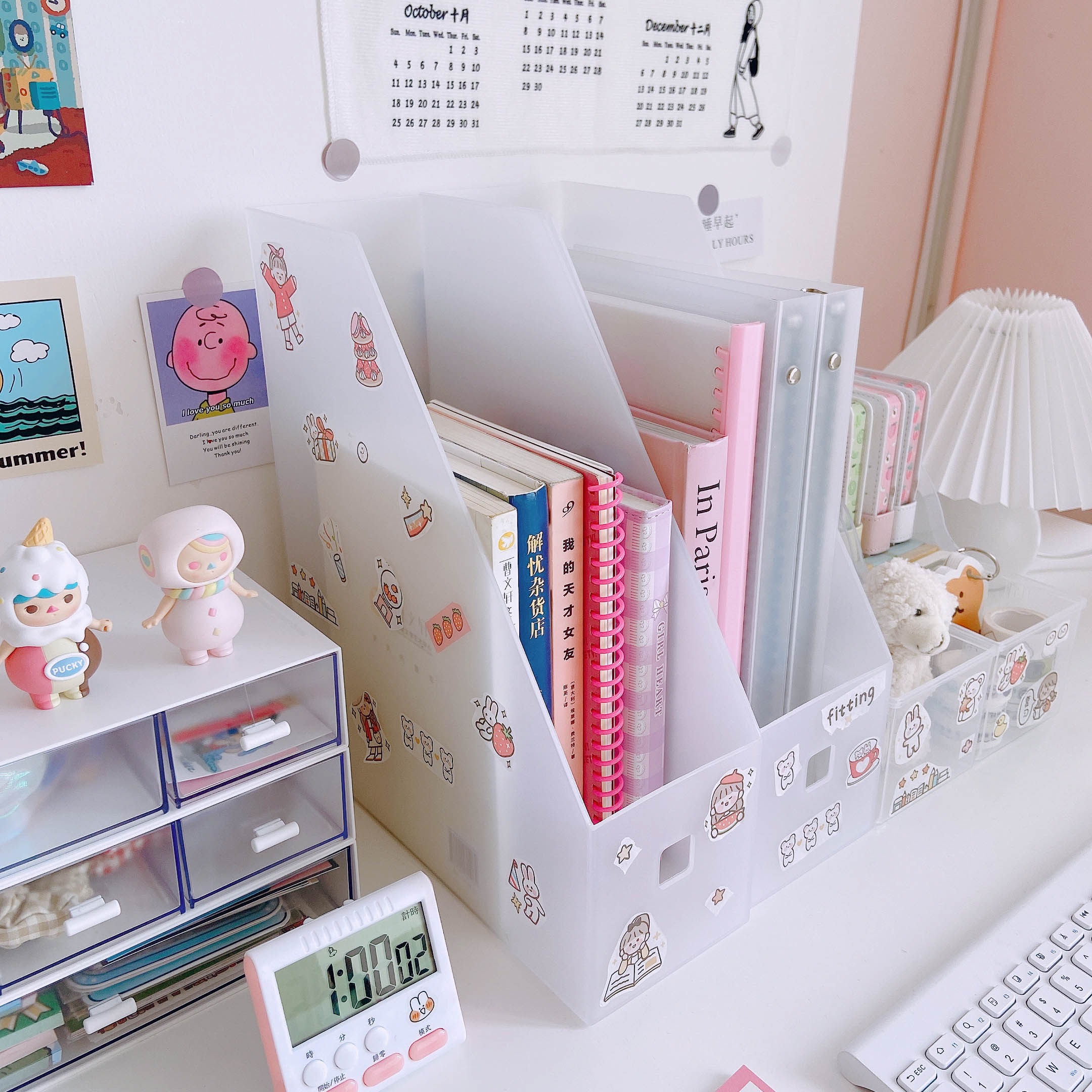 ins transparent book stand holder containing box student desk book clip book holder frosted book stall book stand desk large number bookshelf