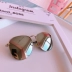 Kính râm mới ra mắt biển nữ phiên bản Hàn Quốc của thủy triều hình bầu dục retro phong cách Harajuku tròng kính cận Kính râm