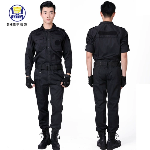 Летний комбинезон, черная летняя одежда для тренировок, униформа, короткий рукав