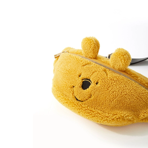 Брендовая демисезонная мультяшная поясная сумка, милая модная нагрудная сумка, с медвежатами