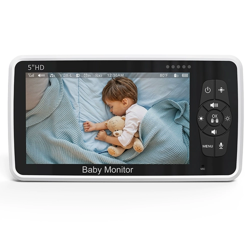 Радионяня DeerDad оснащена специальным блоком для ухода за ребенком.