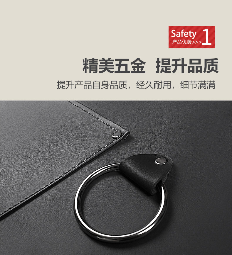 Фартук настройки 防水高端商用皮围裙调酒师酒吧餐厅宠物美容超纤防水油工作服定制