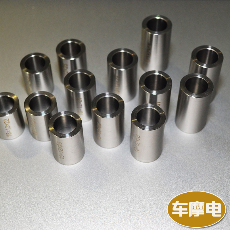 M12 axle (21mm-30mm) front wheel hub for electric vehicle locomotive is centered and finished stainless steel bushing