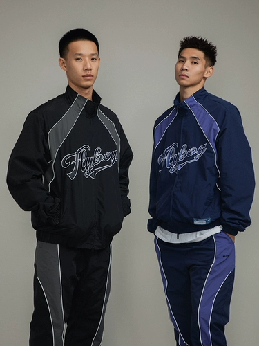 Ретро куртка, дорожный спортивный костюм, весенние штаны, в американском стиле