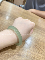 Qingshui Bracelet Ice Jade Bracelet Womens Fine Jade Jade Bracelet Womens Young Round Agate Chalcedony Bracelet