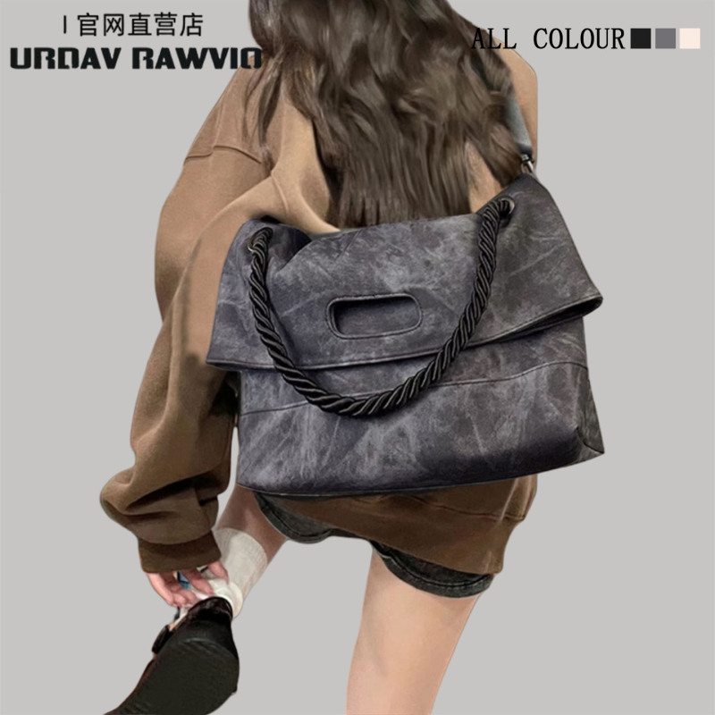 Urdav Rawvio Bag for Women 2026 New Large-Capacity Tote Bag Versatile Commuter Shoulder Crossbody Bag Handbag