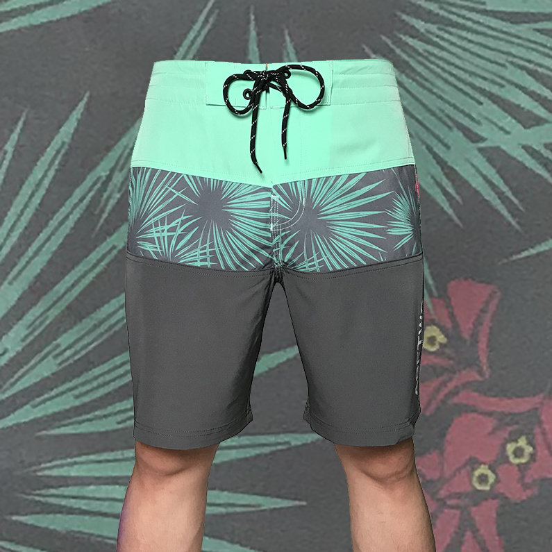 Water-Repellent Four-Way Stretch Export Original Men's Sports Surfing Shorts 2023 Summer Casual Quick-Drying Beach Shorts