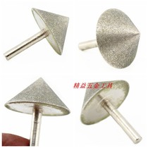 60120 60120 90 degrees diamond grinding head glass ceramic tile milling machine umbrella-shaped grinding head chamfered chamfered