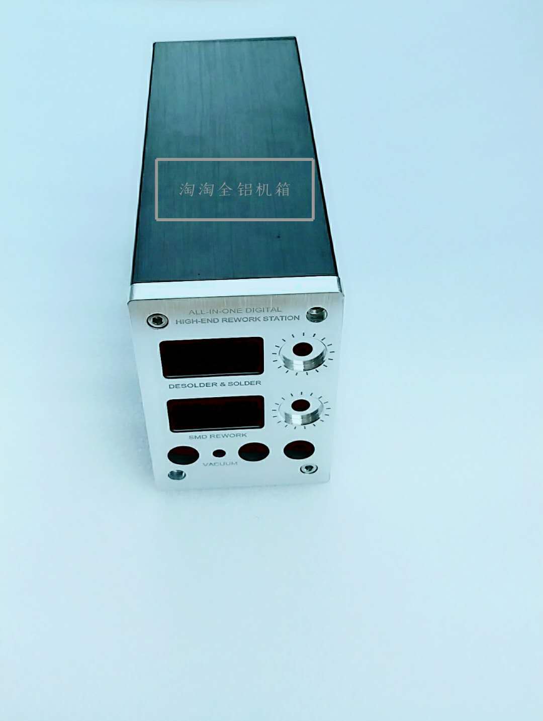 OLED digital display hot air gun welding station white light two-in-one STM32 main control electric soldering iron air gun all aluminum welding table computer box