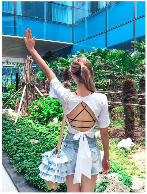 Dày gợi cảm chéo đẹp trở lại quấn ngực áo bông sling mà không có áo ngực tụ tập với ngực pad ống hàng đầu đồ lót áo bra tập yoga