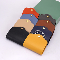 Mask containing clip Han style double face leather mask temporary clip clip foldable small dust-proof fresh mask containing box