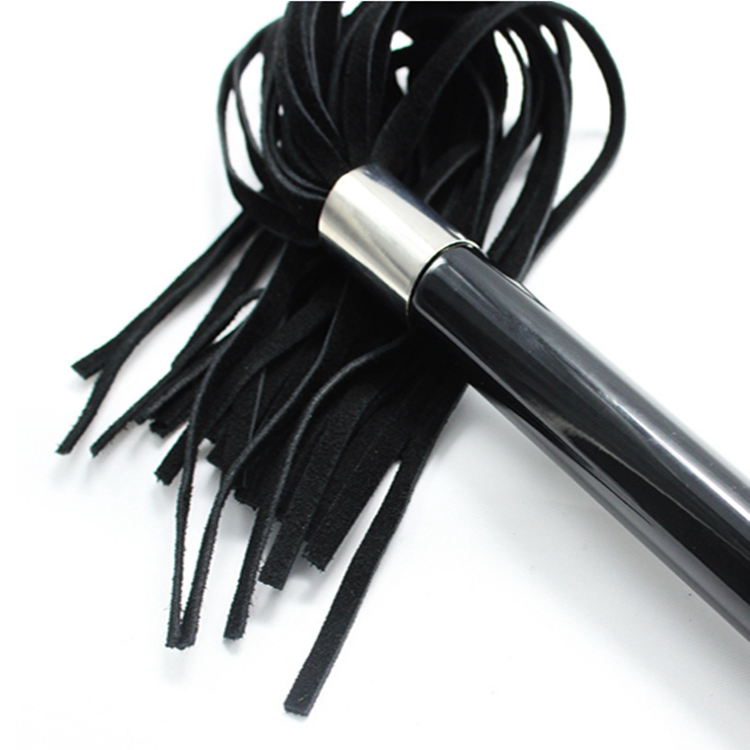 Queen flirts with small loose whip metal handle whip to teach male slave to beat body smolter with adult love interest