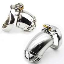Long and short CB6000S stainless steel anti-off ring without catheterization penis lock sex props jj cage stimulation