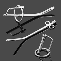 Men and women flirting urethra hollow plug metal horse eye stimulation Rod abuse Yang dilator gay adult alternative toy