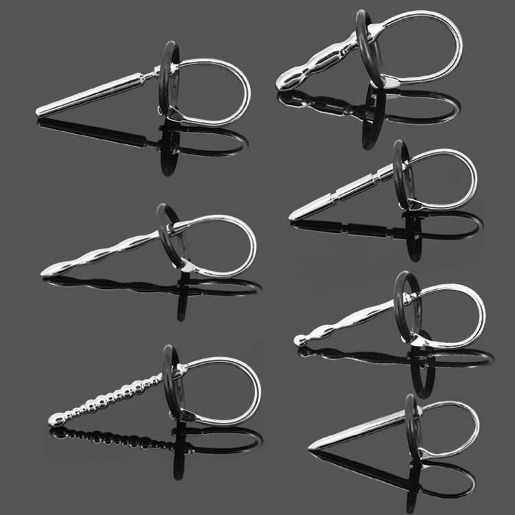 Male use of stainless steel urethral development Stimulation Inserted Stick Horse Eye Expander Comrade Sm Alternative Toy Self Masturbation Supplies