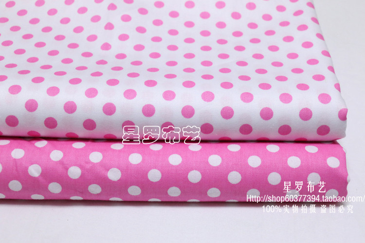 纯棉面料水玉点点圆点斜纹印花布料学生宿舍被套床单枕套全棉布料详情10