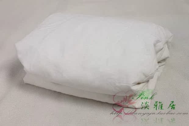 Elegant nhà dệt giường bông đồng bằng dệt Double Single * 200 * 150 Li 30/180 * 200 * 35 trắng - Trang bị Covers Ga chun chần Everon
