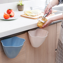 Kitchen hanging trash can creative desktop small trash can home living room bedroom storage bag toilet storage bucket