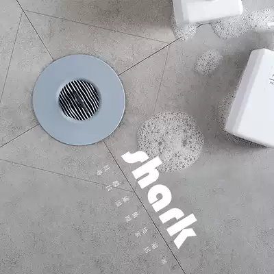 Shark floor drain Bathroom anti-hair filaments Kitchen sink filtration Anti-blocking shark hair deodorant floor drain