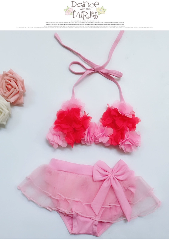 Đồ bơi trẻ em Cô gái Đồ bơi Chia bé Baby Baby Boy Split Princess Big Áo tắm