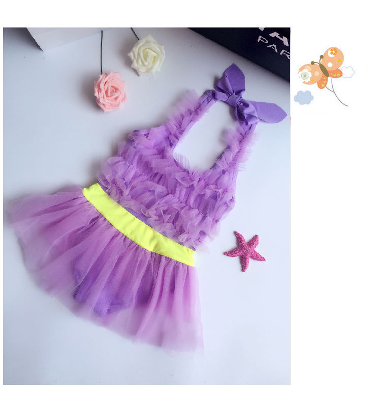 Đồ bơi trẻ em mới chia bé gái Xiêm váy trẻ em nhỏ dễ thương Cô bé dễ thương bơi thân đồ bơi be gái 8 tuổi