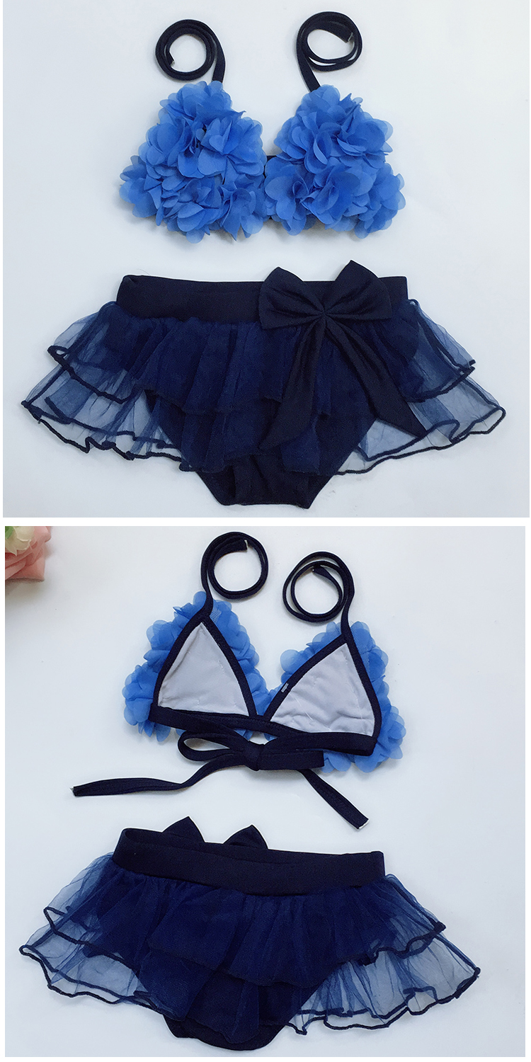 Đồ bơi trẻ em Cô gái Đồ bơi Chia bé Baby Baby Boy Split Princess Big Áo tắm quần bơi trẻ em