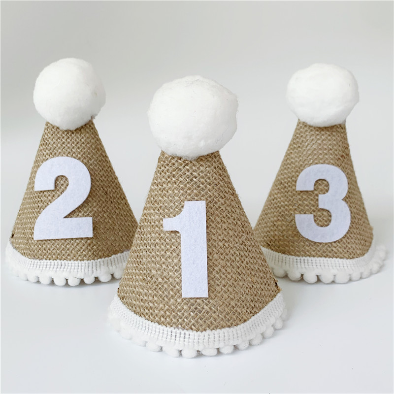 Week-year-old baby internet red party over birthday hat headwear children's s party supplies atmosphere props decoration