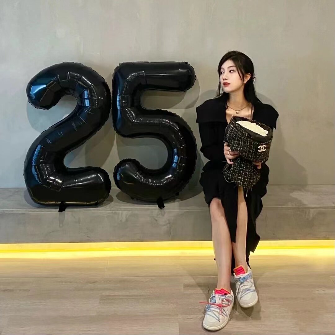 2022 Birthday Gift Digital Aluminum Film Balloons 40 Inch Party Decoration Scene Arrangement Children Boy Cartoon Women Bao