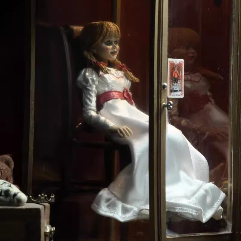 Cross-Border Hot-Selling New Horror Movie the Conjuring Universe Series Annabelle Doll Movable Action Figure Model