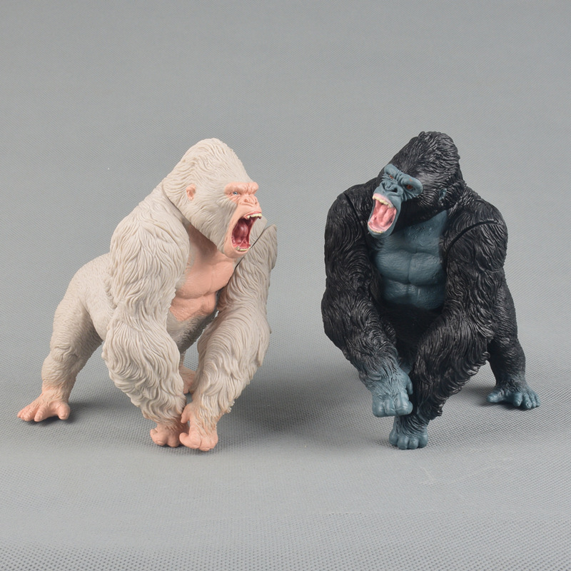 Cross-Border Children's Toys, Realistic Animal Figures, King Kong, Gorilla, Chimpanzee, Lying Position, Battle Axe, King Kong, Movable