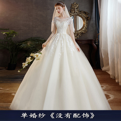  There is no accessories for champagne color single wedding dresses+XL  