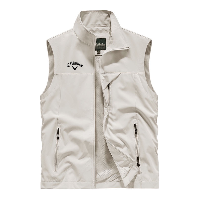 New Golf Vest, Thin Windproof Zip-Up Cardigan Vest, Lightweight, Sporty, Fashionable and Versatile Golf Vest New Golf Vest, Thin Windproof Zip-Up Cardigan Vest, Lightweight, Sporty, Fashionable and Versatile Golf Vest