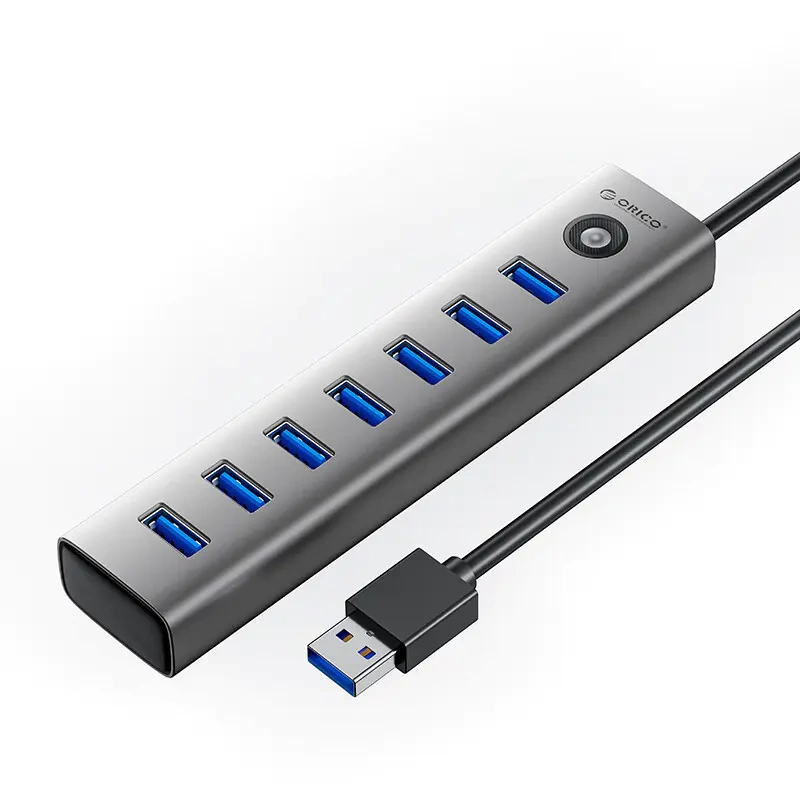 Orrick Docking Station Splitter Usb3.0 High-Speed 7-Port Hub Hub Metal Shell Multi-Expansion-Cl7U Orrick Docking Station Splitter Usb3.0 High-Speed 7-Port Hub Hub Metal Shell Multi-Expansion-Cl7U