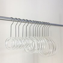 Acrylic Transparent Cirque Scarves Scarring Silk Scarves Clothes Hanger Clothing Shop Online Red Crystal Circle Scarves Display Hanging Board