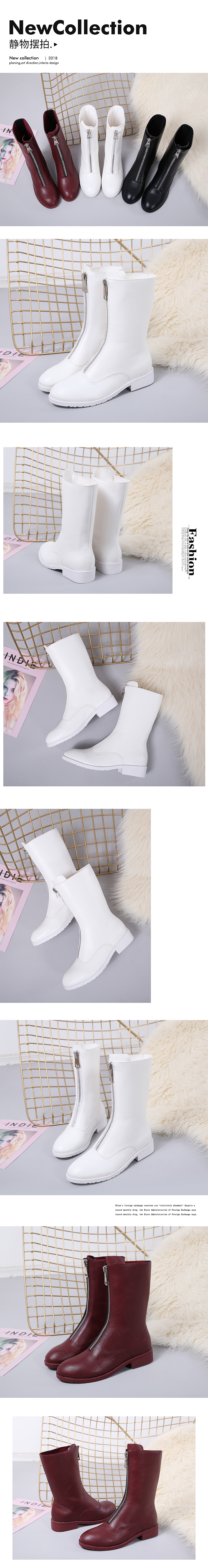 Bottes mi-saison femme en Caoutchouc - Ref 3251568 Image 9