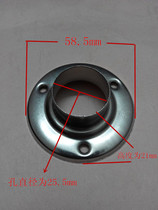 Special offer diameter 25mm round pipe casing fixed seat stainless steel round head seat flange thickness 0 6mm