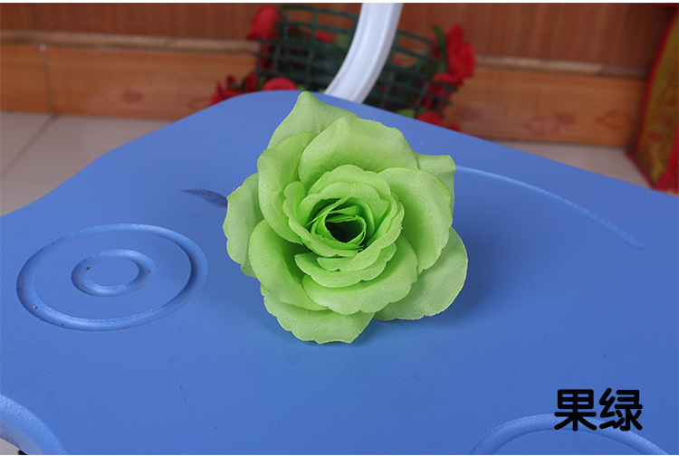 Bán buôn mô phỏng hoa hồng hoa bóng hoa tường vòm hoa cưới hướng dẫn sử dụng DIY hoa giả đầu 8CM - Hoa nhân tạo / Cây / Trái cây cây lựu giả