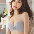 Bra sexy đồ lót phù hợp với womens áo ngực không sẹo quy tụ các vòng thép miễn ngực nhỏ mới để thu thập các bộ ngực phía trên áo ngực để bảo vệ chống lại chùng xuống. 