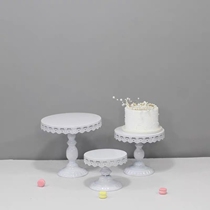 Wedding dessert table ornaments European cake shelf wedding dessert pastry cake plate iron afternoon tea dessert shelf