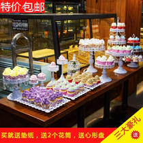 Dessert table ornaments display rack dessert pastry tray cold meal tea break table cake shelf afternoon tea snack shelf