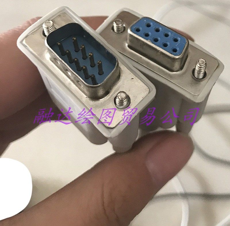 10 m Carson lettering data line Jiachen cutting machine data line Nine-pin nine-hole computer output line-Taobao