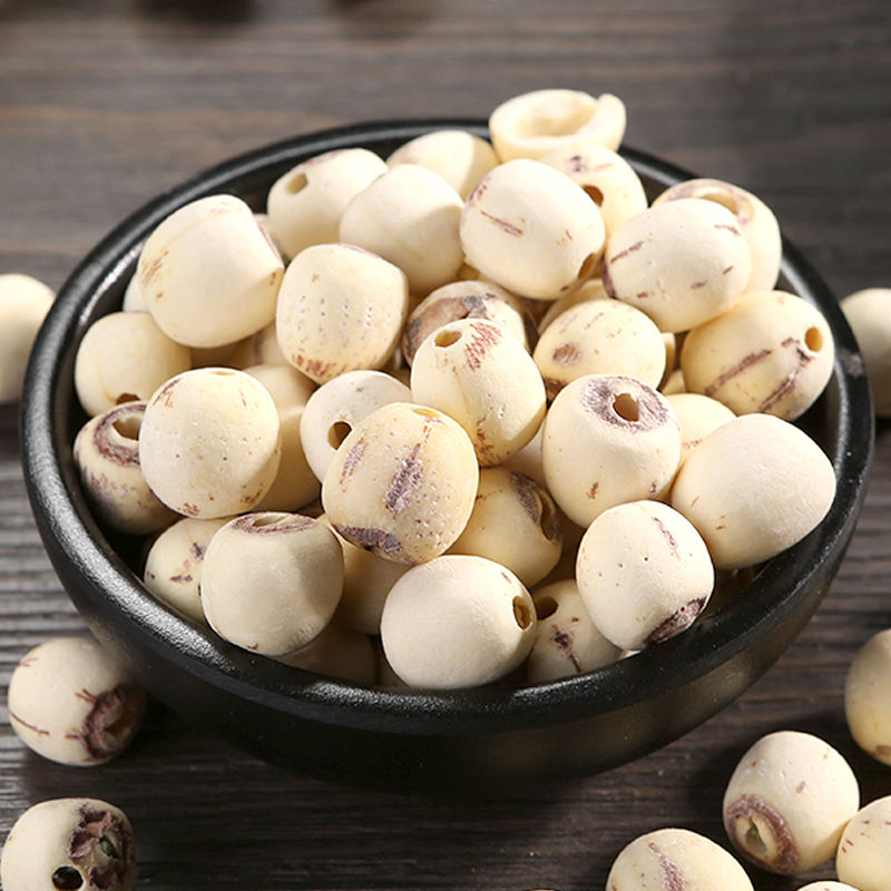 Coreless grinding lotus seeds 2022 farm handmade natural sulfur-free lotus seeds dry goods 500g boiled white fungus soup