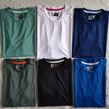 Rbx Men's Short-Sleeved T-Shirt Quick-Drying Sports Fitness Loose Large Size Running Lightweight Pure Color