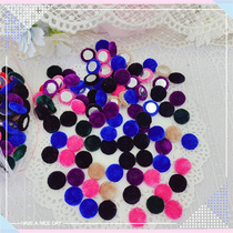 1350 whole pack of about 400 flat-bottomed velvet small bag buckles for about 1 4 cm